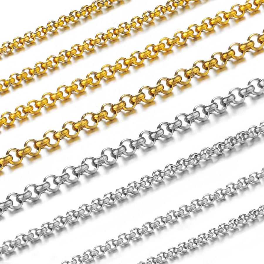 Body Jewelry Gauges - 1 meter 2-4mm Stainless Steel O-shaped