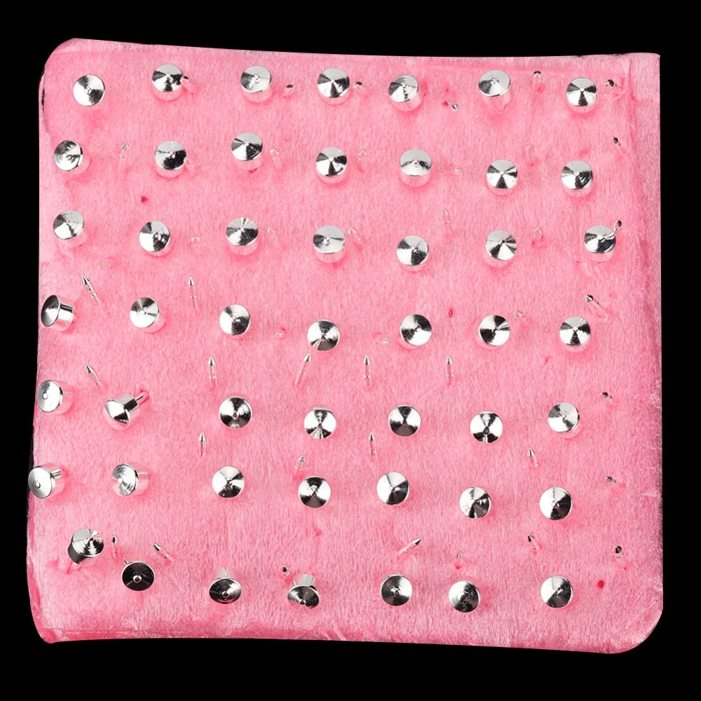 Body Jewelry Tool - 98pcs Professional Silver Color Metal Ear