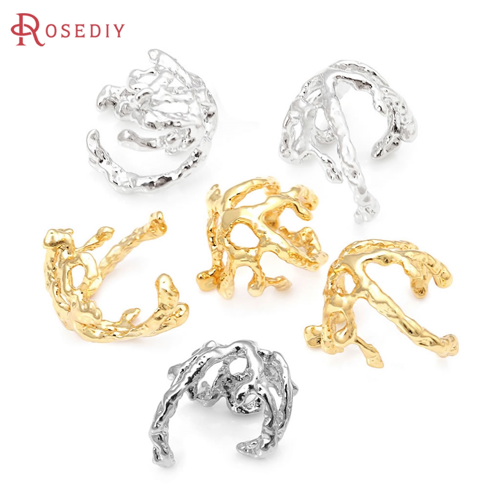 Body Jewelry Diy - 18K Gold Color Brass Flower Shape