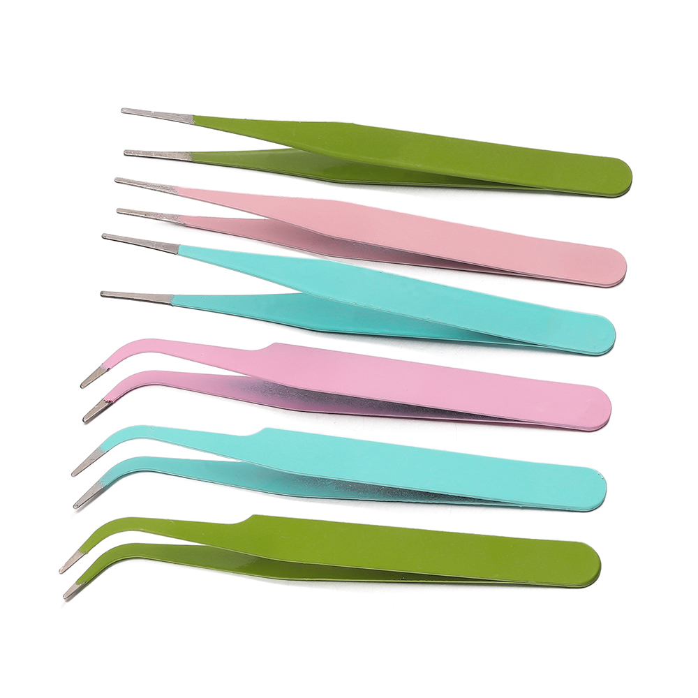 Body Jewelry Tool - 1pcs Colorful Tweezers Repair Tools Beads