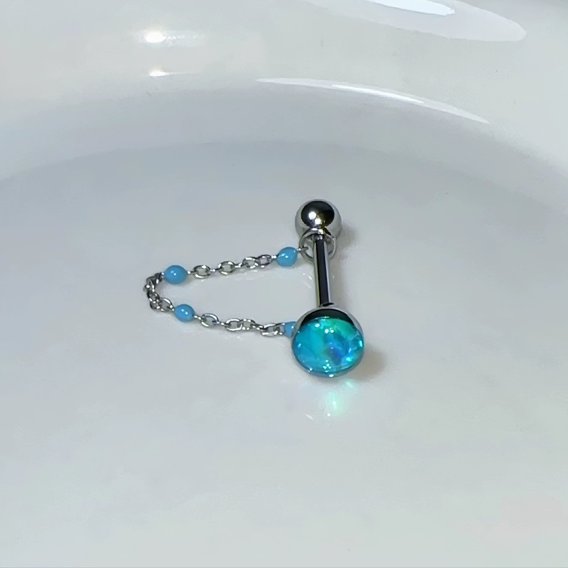 1Pc High-Quality Trendy Blue G – Body Jewelry Quality Bewertung und Preis