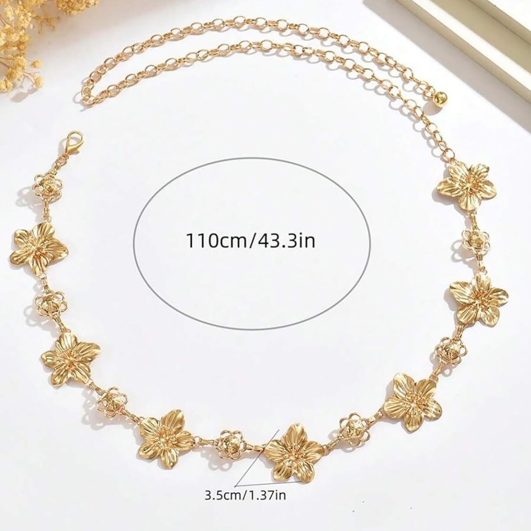 Flower Charm Waist Chain for W – Body Jewelry Charms Bewertung und Preis