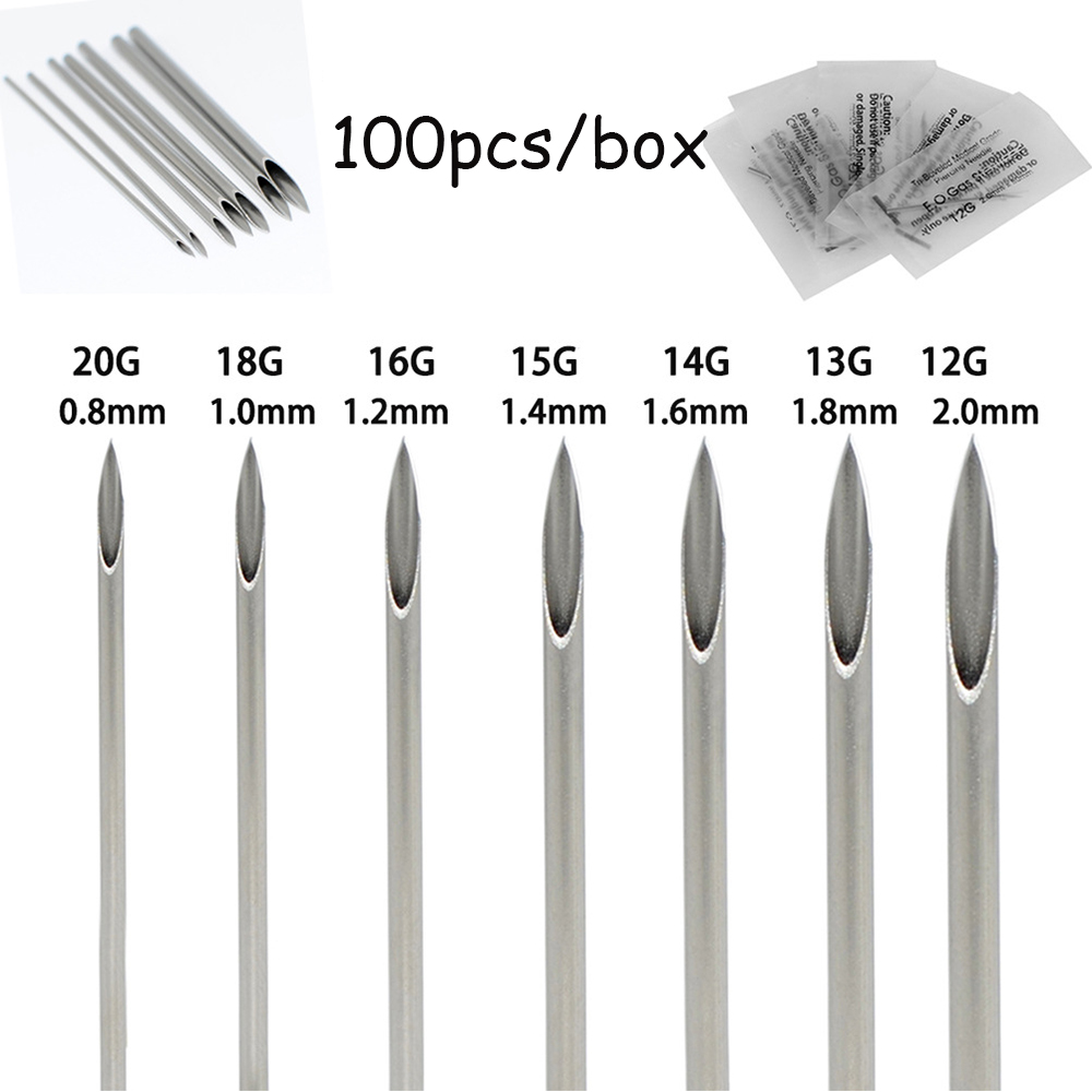 10-1000pcs Body Piercing Needl – Body Jewelry Tool Bewertung und Preis