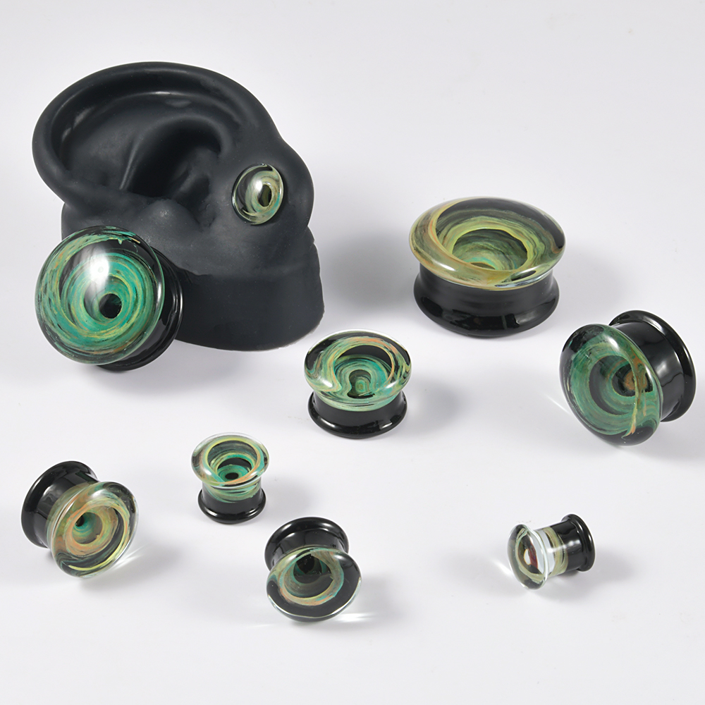 Pair Quality Glass Vortex Ear  – Body Jewelry Quality Bewertung und Preis