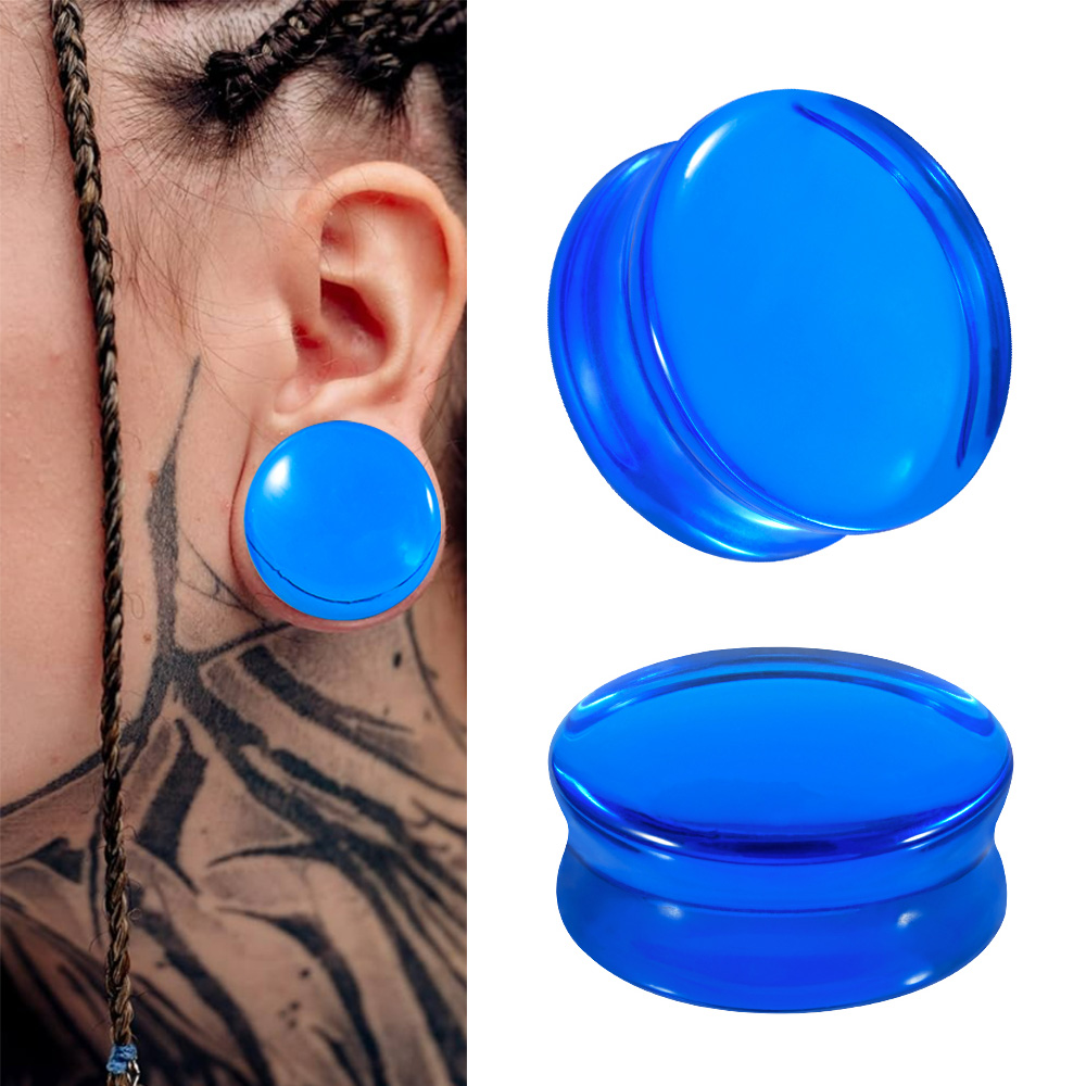 1/2/22PCS Glass&Stone Round Ea – Body Jewelry Gauges Bewertung und Preis