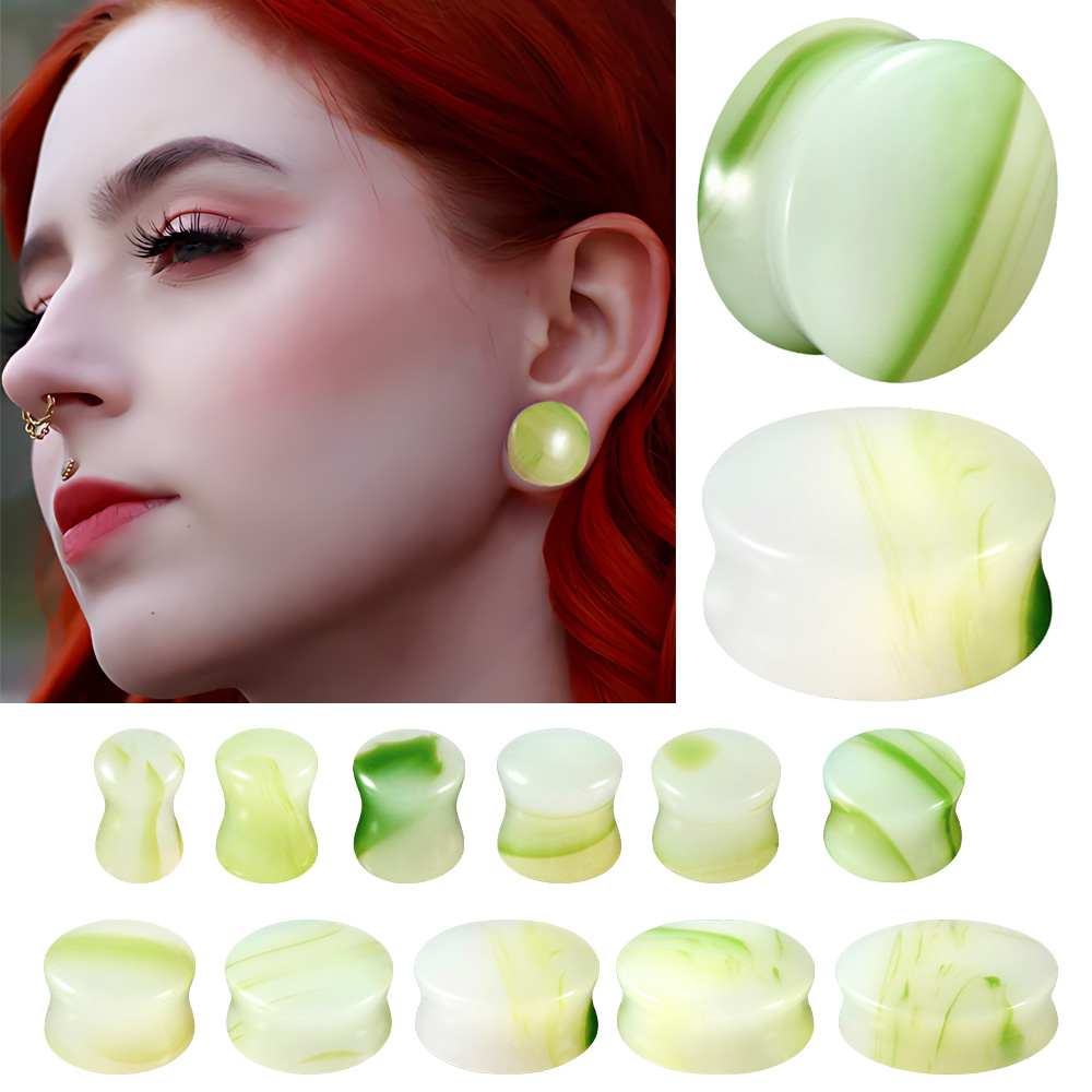 1/2/22PCS Glass&Stone Round Ea – Body Jewelry Gauges Bewertung und Preis