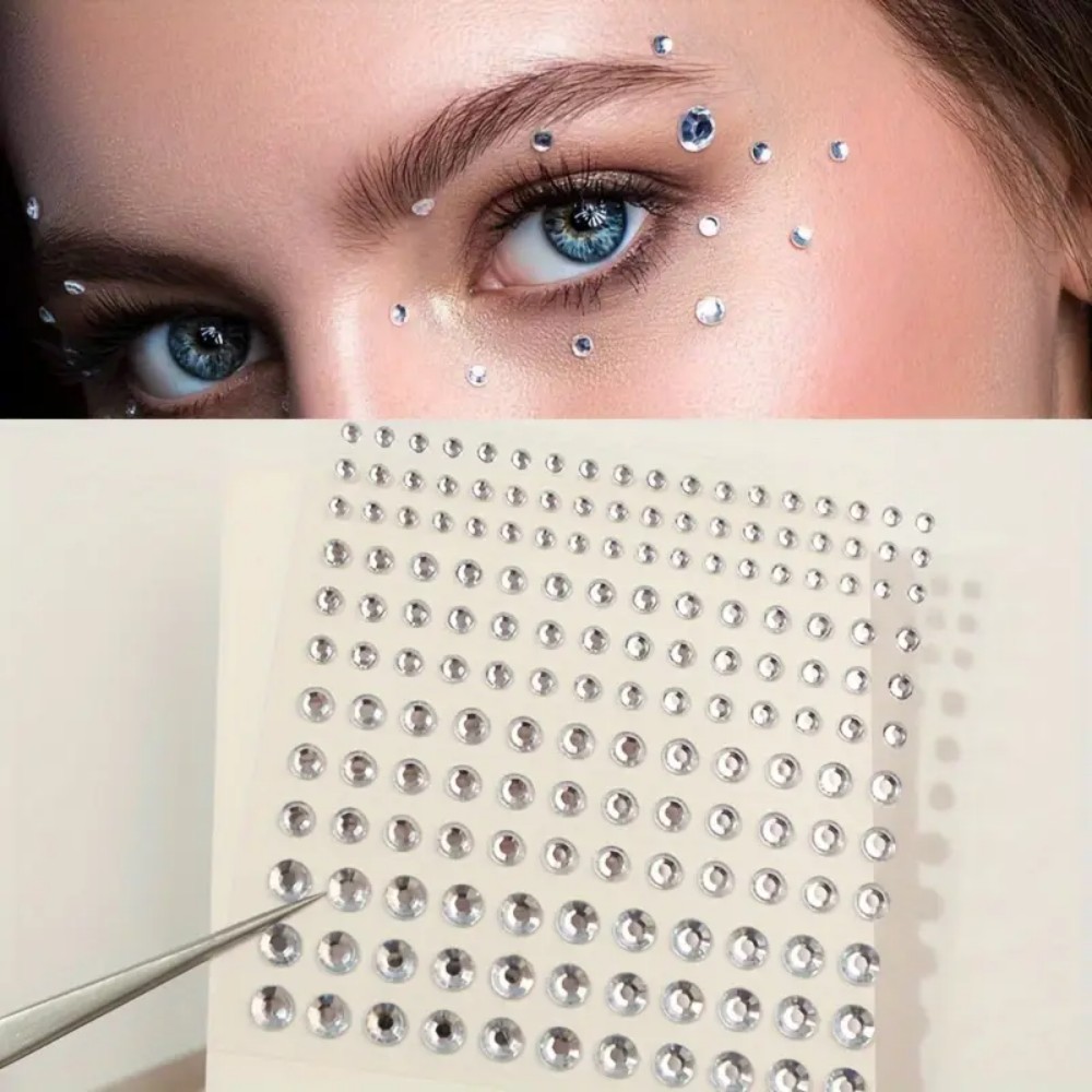 165pcs Self-Adhesive Rhineston – Body Jewelry And Piercing Bewertung und Preis