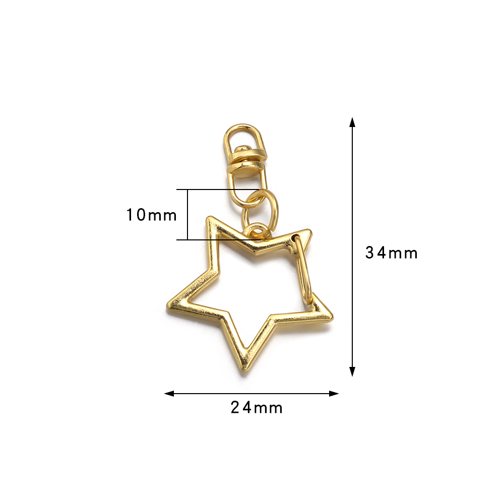 10Pcs Alloy Star Shaped Snap K – Body Jewelry Diy Bewertung und Preis