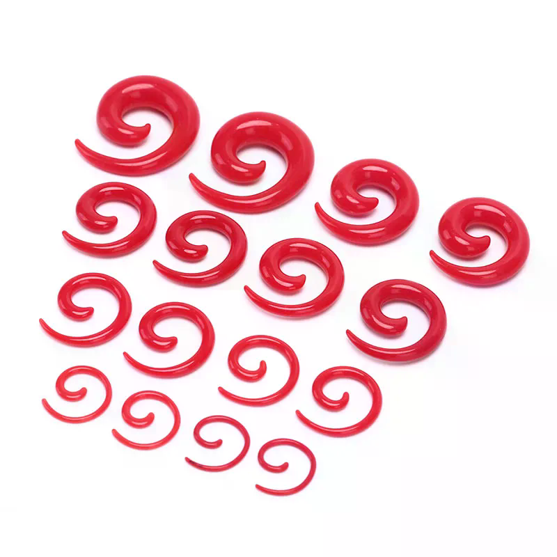 16PCS /set Spiral Taper Flesh  – Body Jewelry Quality Bewertung und Preis