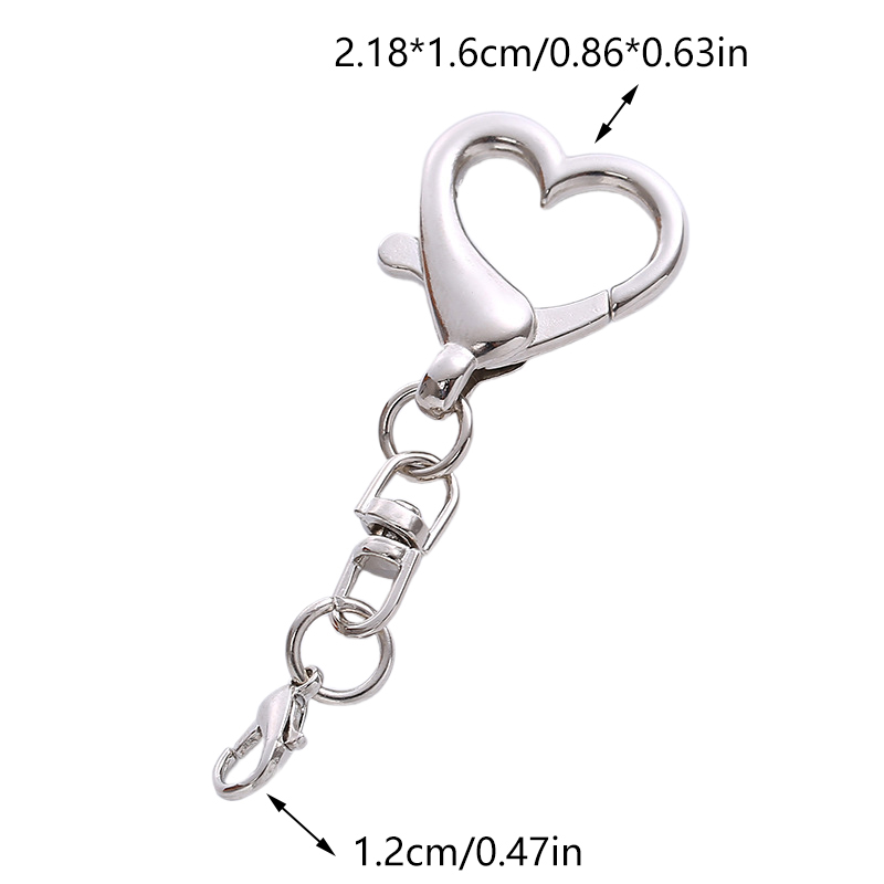 10/20/50Pcs Unique Alloy Heart – Body Jewelry Diy Bewertung und Preis