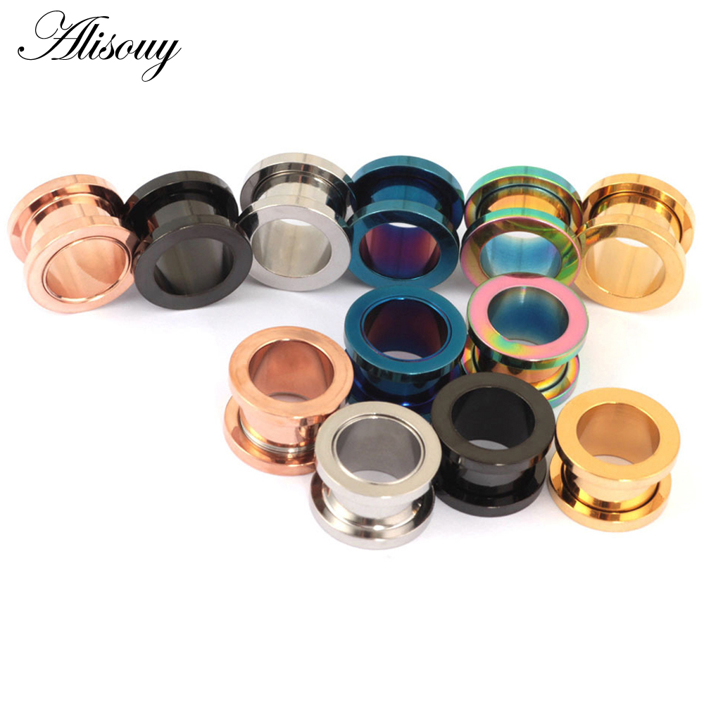 1pc 2mm-25mm Stainless Steel E – Body Jewelry Gauges Bewertung und Preis