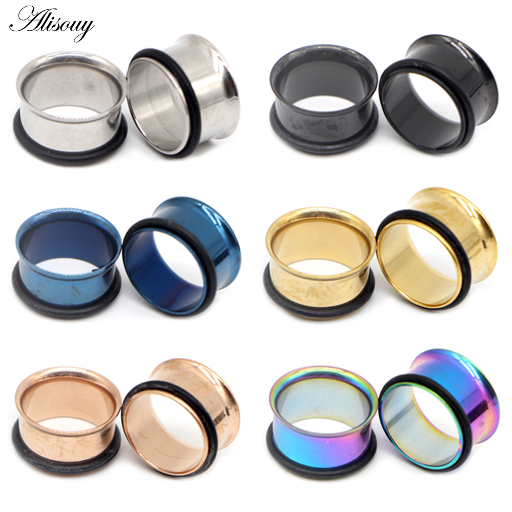 1pc 2mm-25mm Stainless Steel E – Body Jewelry Gauges Bewertung und Preis