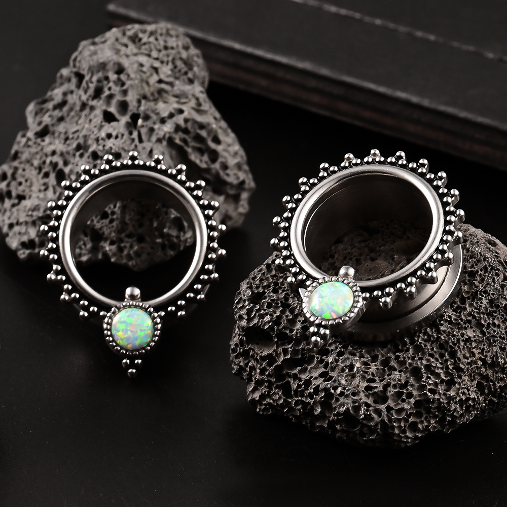 Doearko 2PCS New Arrival opal  – Body Jewelry Gauges Bewertung und Preis