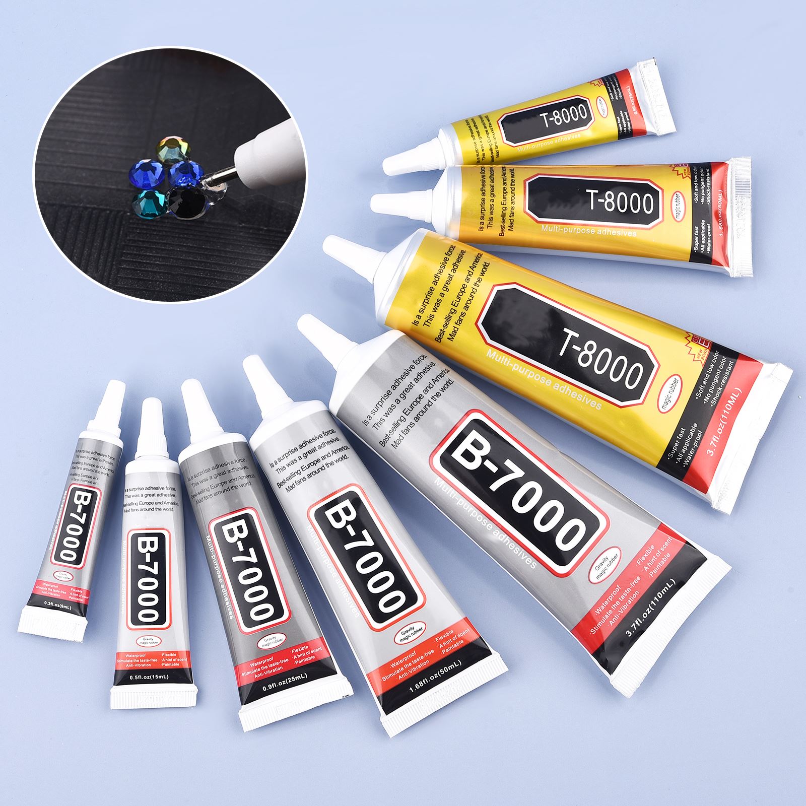 9/15/50/110ml B-7000 Glue T-80 – Body Jewelry Tool Bewertung und Preis