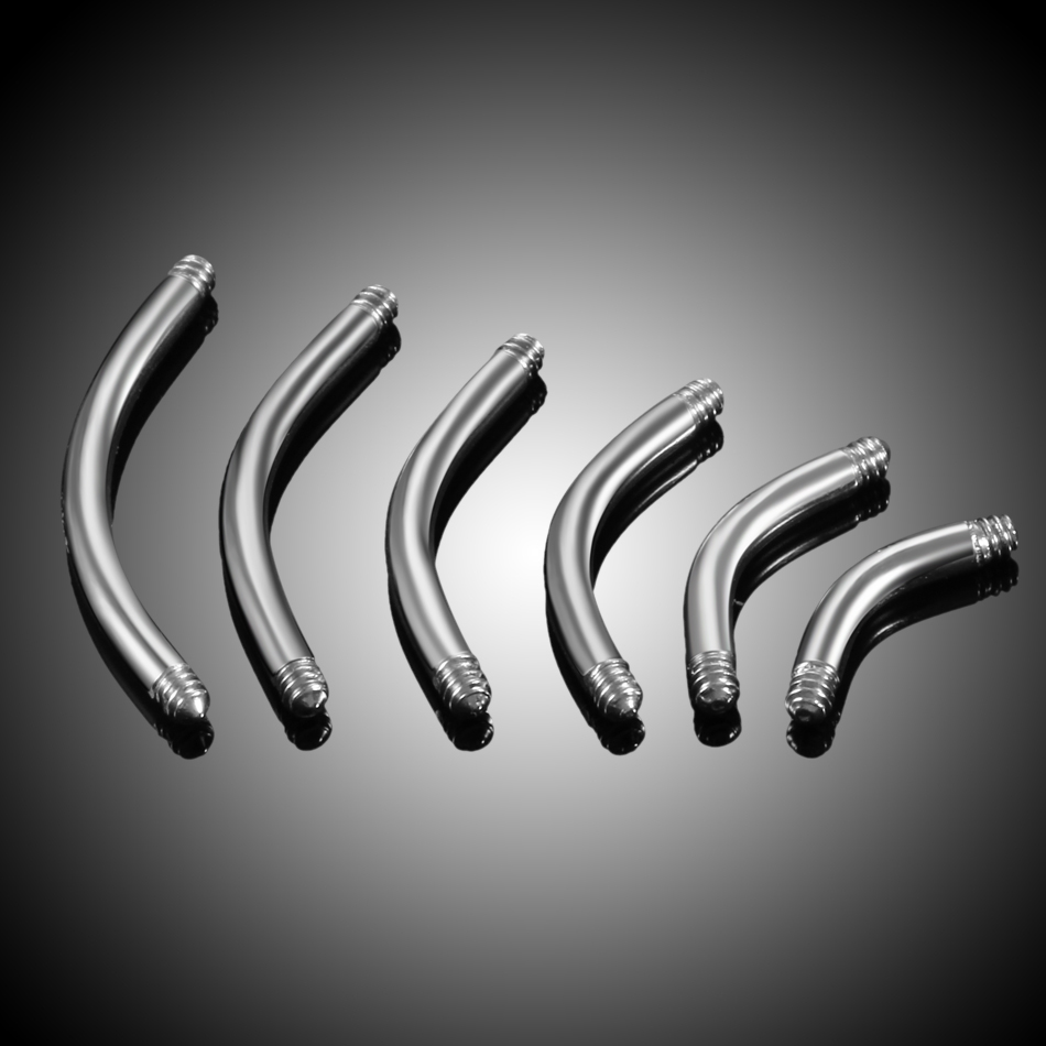 100Pcs/lot Steel Piercing Bana – Body Jewelry Gauges Bewertung und Preis