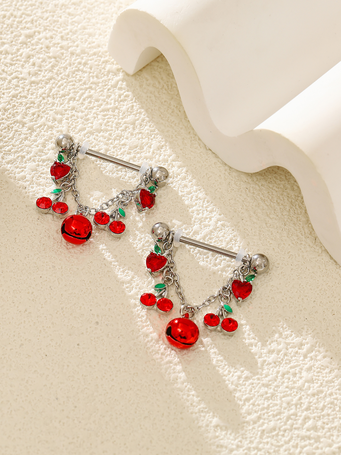 2pcs Fashionable And Cute Frui – Body Jewelry Nipple Chain Bewertung und Preis