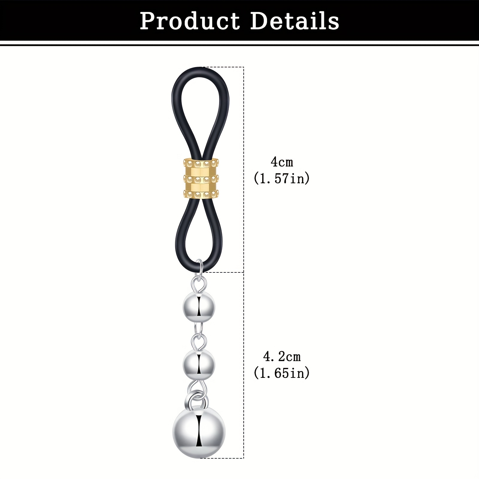 Men's Stainless Steel Fake Nip – Body Jewelry Nipple Chain Bewertung und Preis