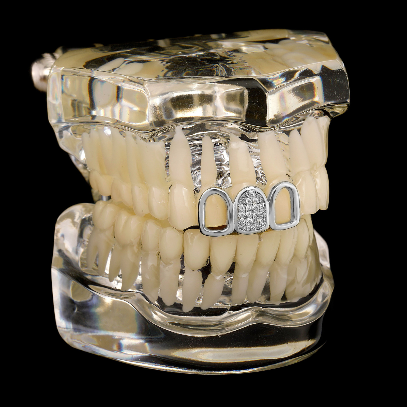 Rhinestone Teeth Cover Gold Pl – Body Jewelry And Piercing Bewertung und Preis