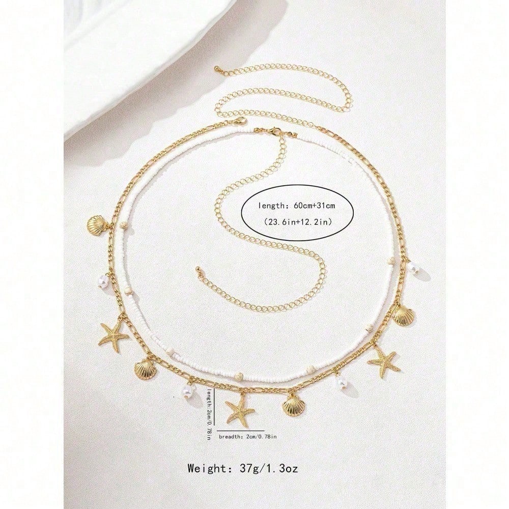 2pcs Bohemian Style Ocean Seri – Body Chain Jewelry Bewertung und Preis