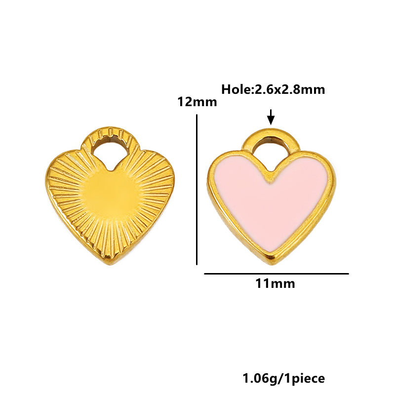 5pcs Stainless Steel Love Hear – Body Jewelry Diy Bewertung und Preis