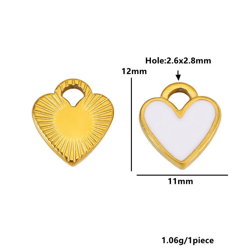 5pcs Stainless Steel Love Hear – Body Jewelry Diy Bewertung und Preis