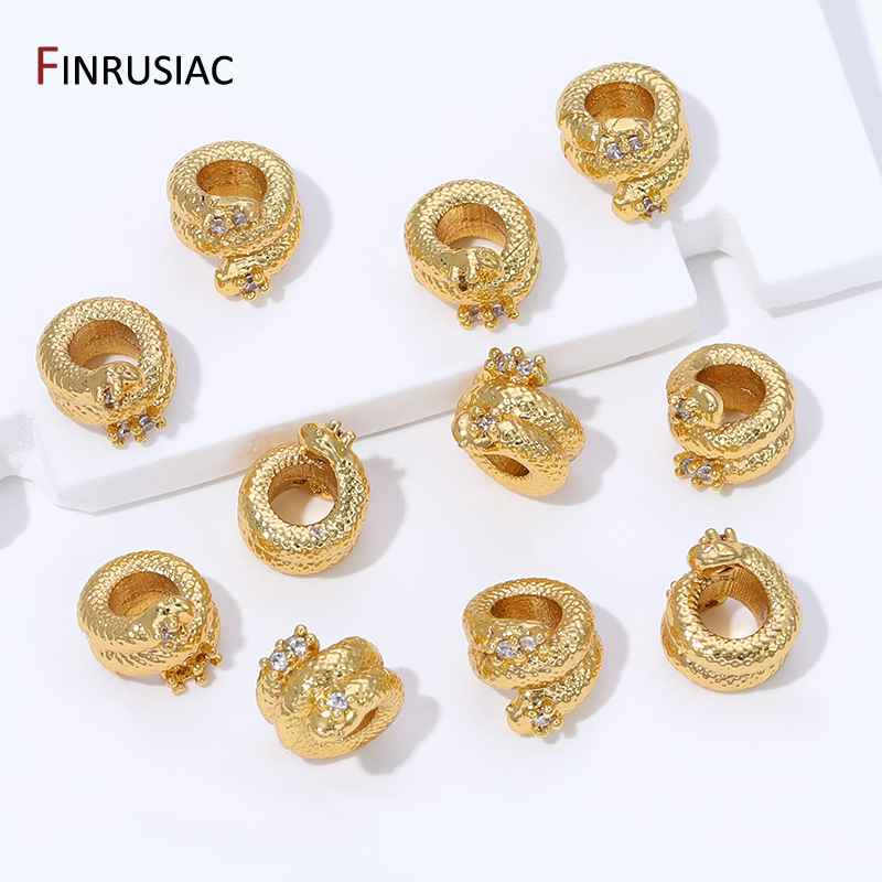 18K Gold Plated Brass Snake Sh – Body Jewelry Diy Bewertung und Preis
