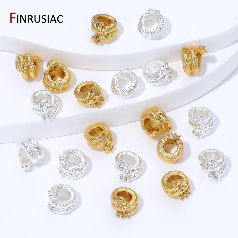 18K Gold Plated Brass Snake Sh – Body Jewelry Diy Bewertung und Preis