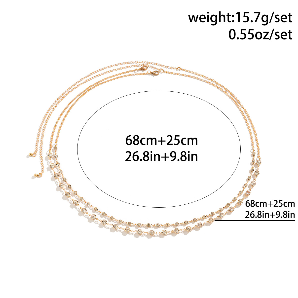 Retro Simple Sweet Luxury Shin – Body Chain Jewelry Bewertung und Preis