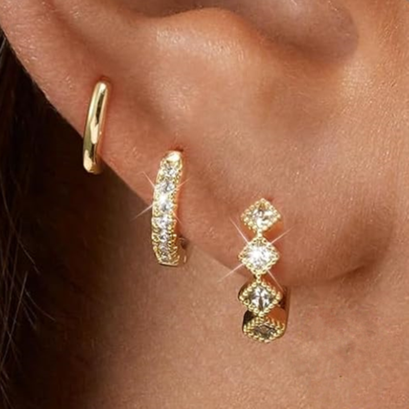 3PCS Crystal Leaf Tragus Earri – Body Jewelry Kit Bewertung und Preis