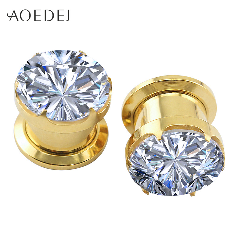 4-16mm Crystal Plugs Tunnels G – Body Jewelry Gauges Bewertung und Preis
