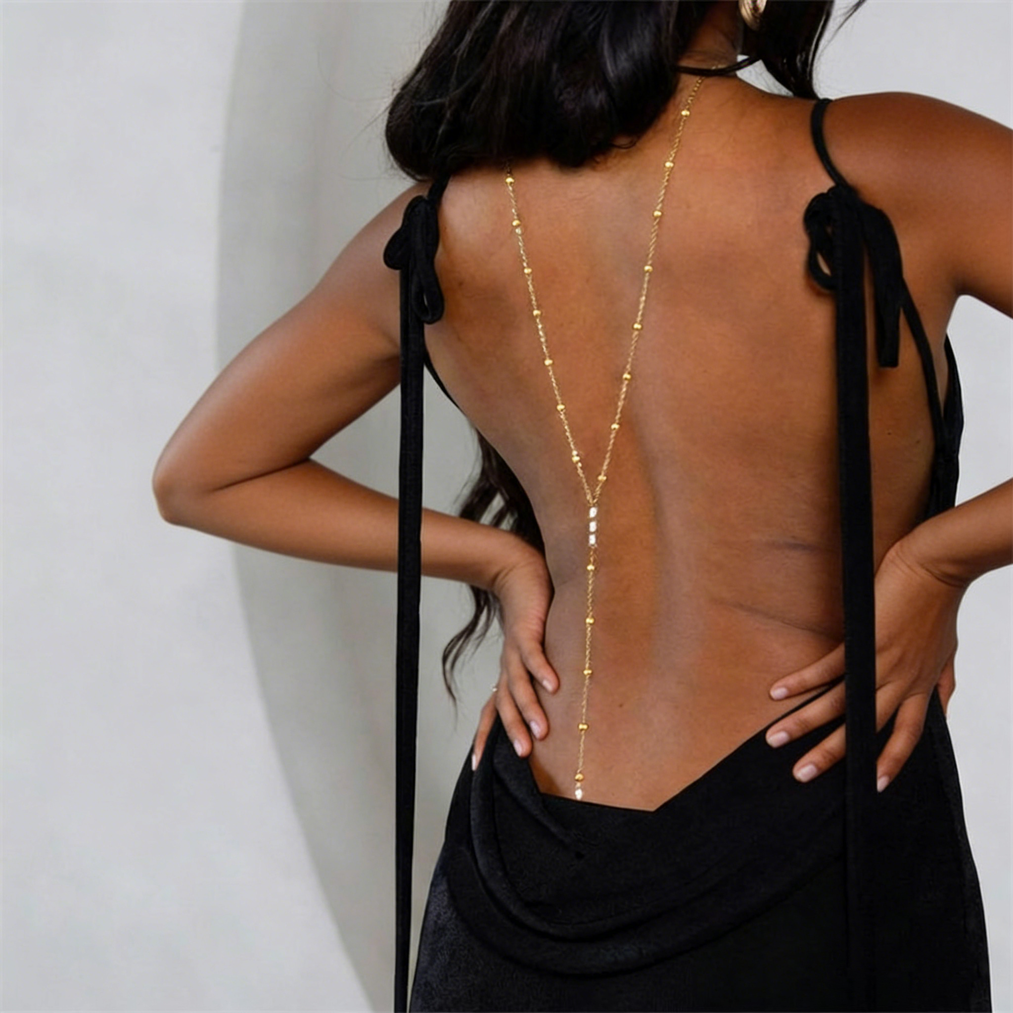 Retro Long Link Chain Women's  – Body Chain Jewelry Bewertung und Preis