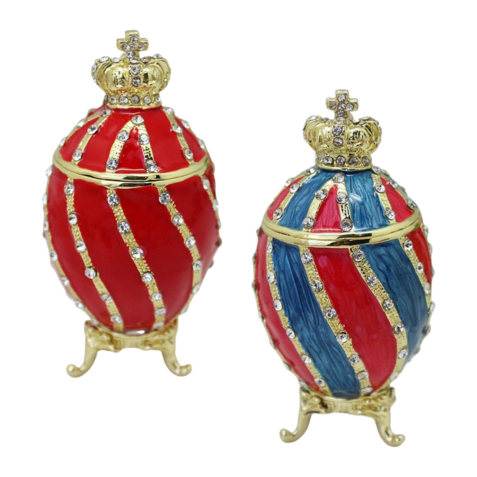 Faberge Egg Trinket Box Contai – Body Jewelry Jewelry Box Bewertung und Preis