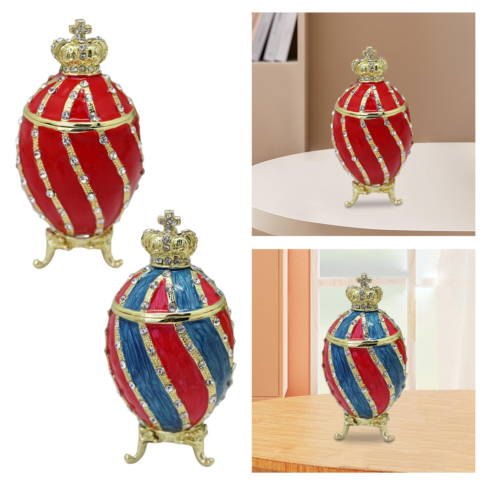Faberge Egg Trinket Box Contai – Body Jewelry Jewelry Box Bewertung und Preis