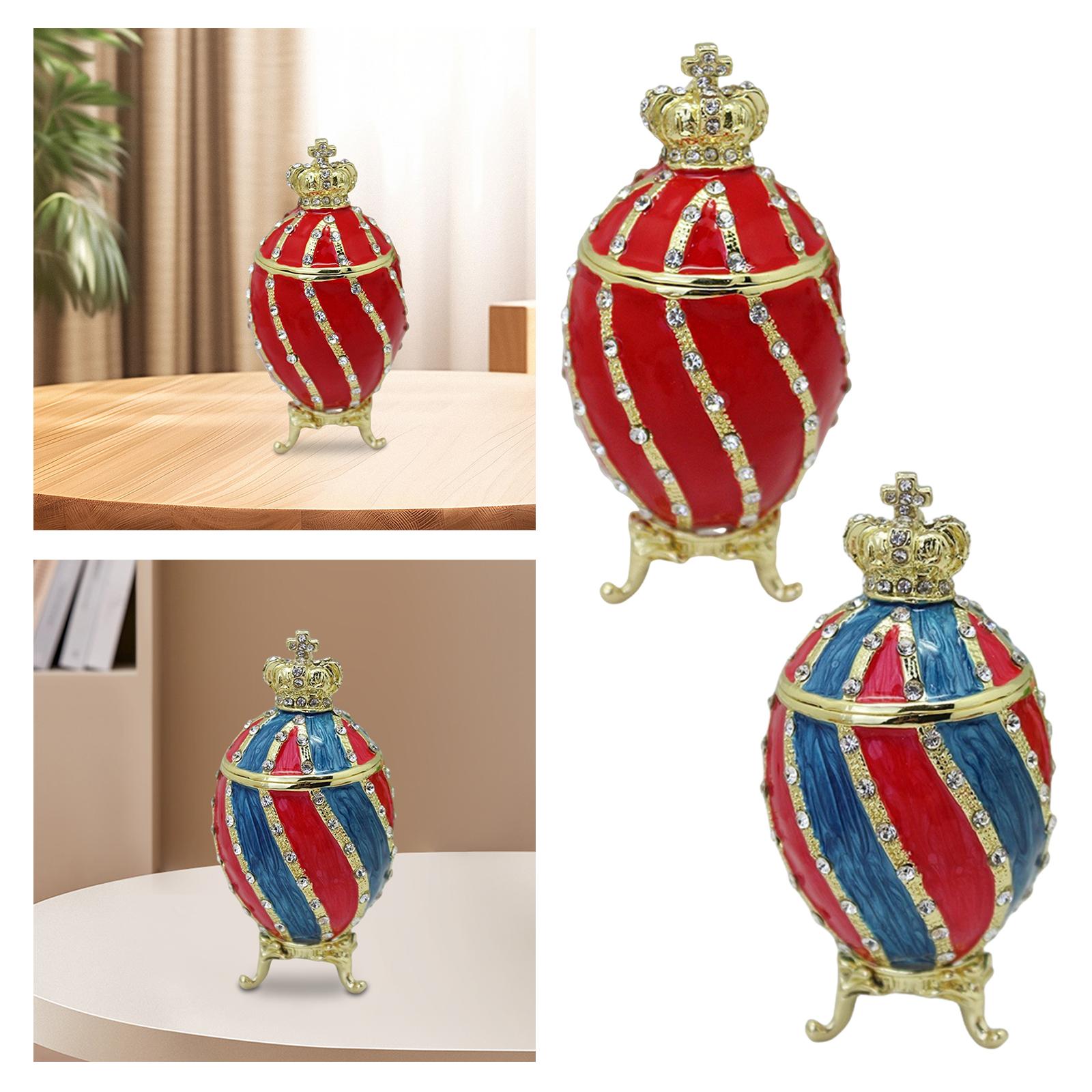 Faberge Egg Trinket Box Contai – Body Jewelry Jewelry Box Bewertung und Preis