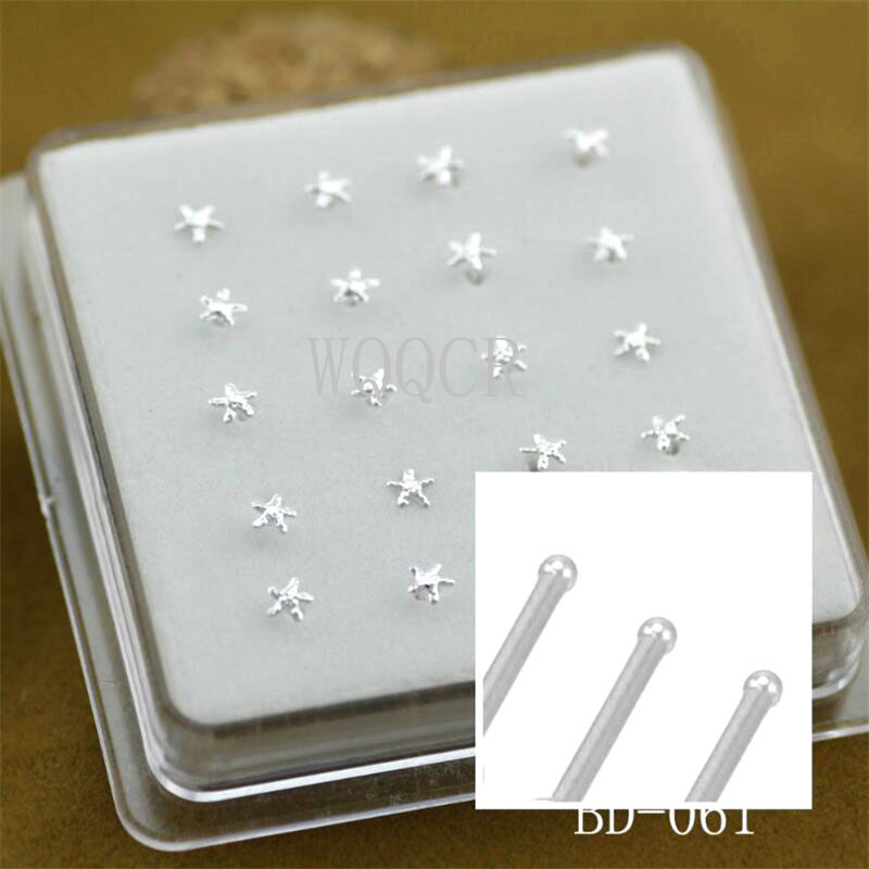 20pcs/box Frosted Surface Star – Body Jewelry Jewelry Box Bewertung und Preis