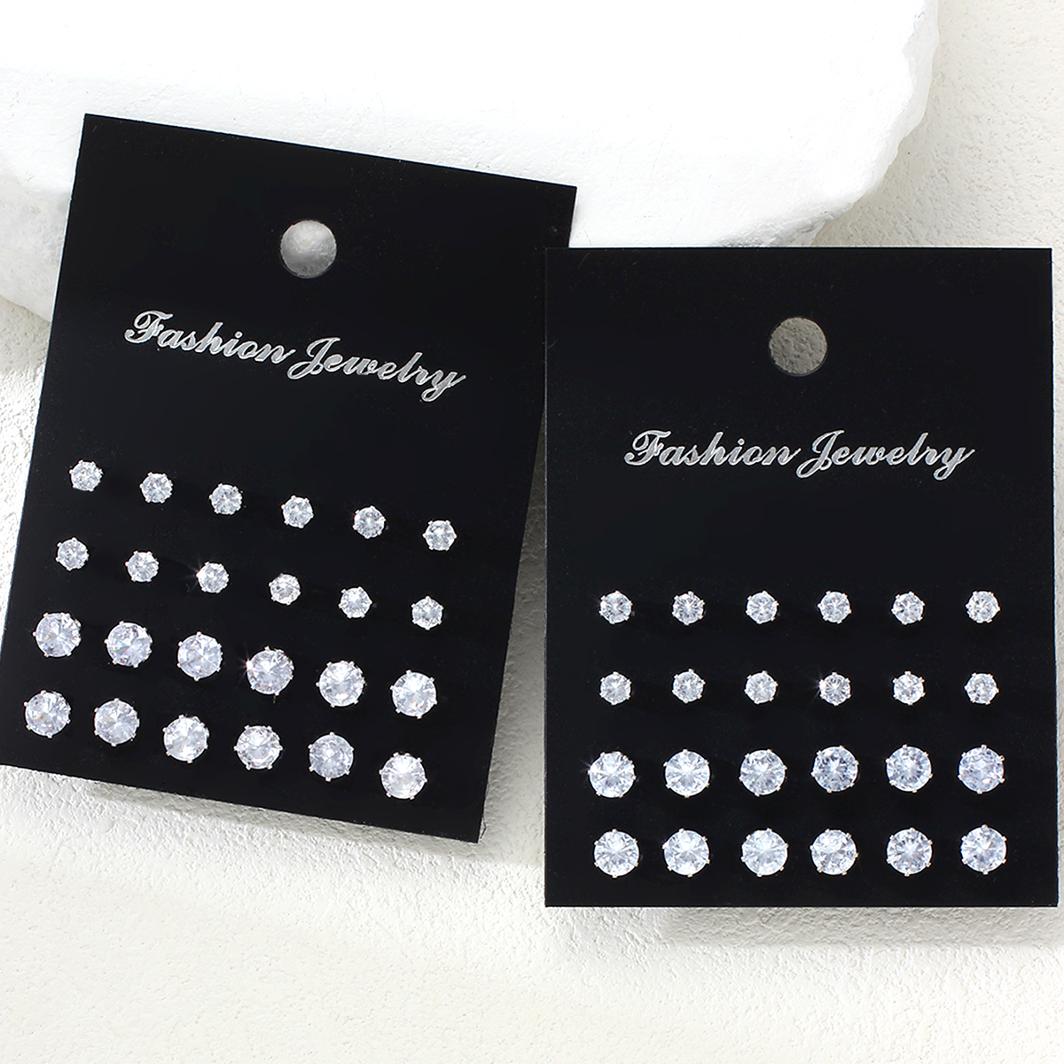 48 Pcs Fashion Zircon Stud Ear – Body Jewelry Kit Bewertung und Preis