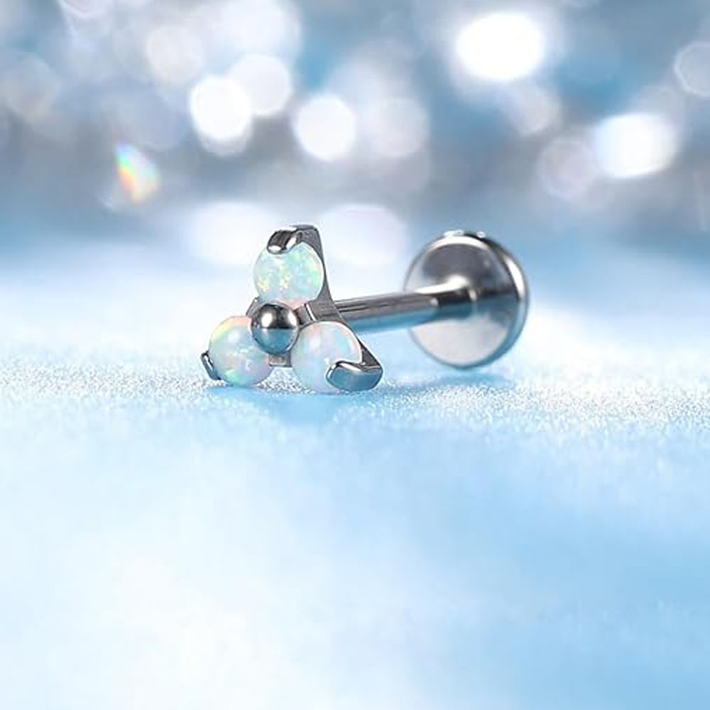 1PCS Titanium Opal Mini Pierci – Body Jewelry Jewelry Box Bewertung und Preis