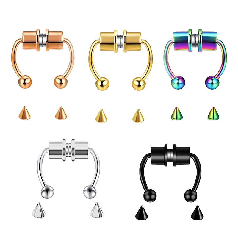 Fake Piercing Nose Ring Hoop S – Body Jewelry And Piercing Bewertung und Preis