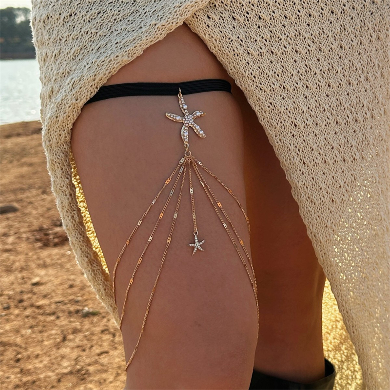 Boho Elastic Band Starfish Pea – Body Chain Jewelry Bewertung und Preis