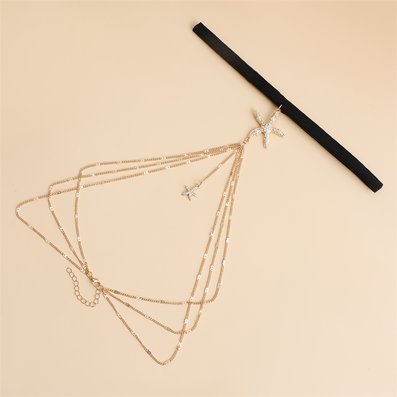 Boho Elastic Band Starfish Pea – Body Chain Jewelry Bewertung und Preis