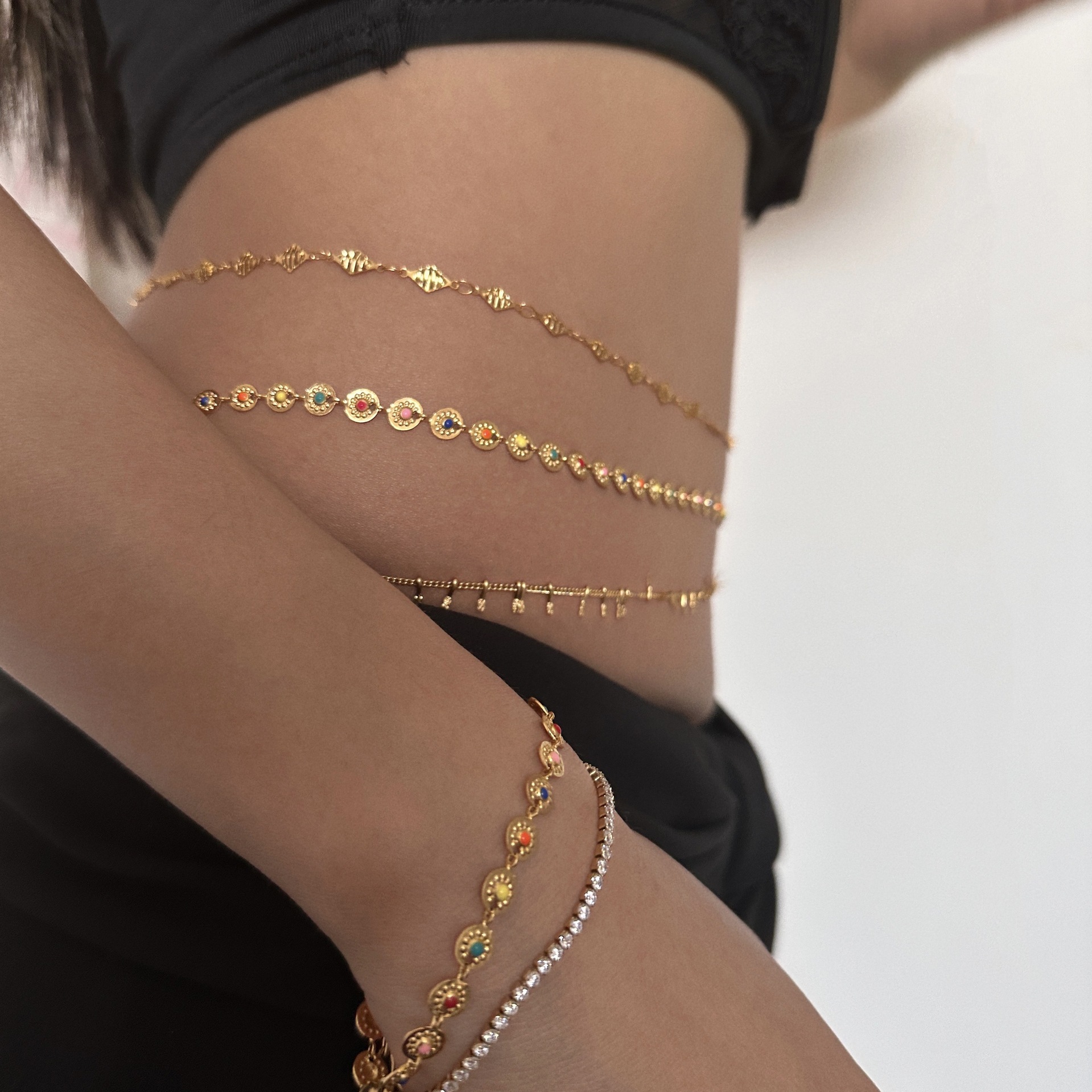 Punk Round Stainless Steel Wai – Body Chain Jewelry Bewertung und Preis