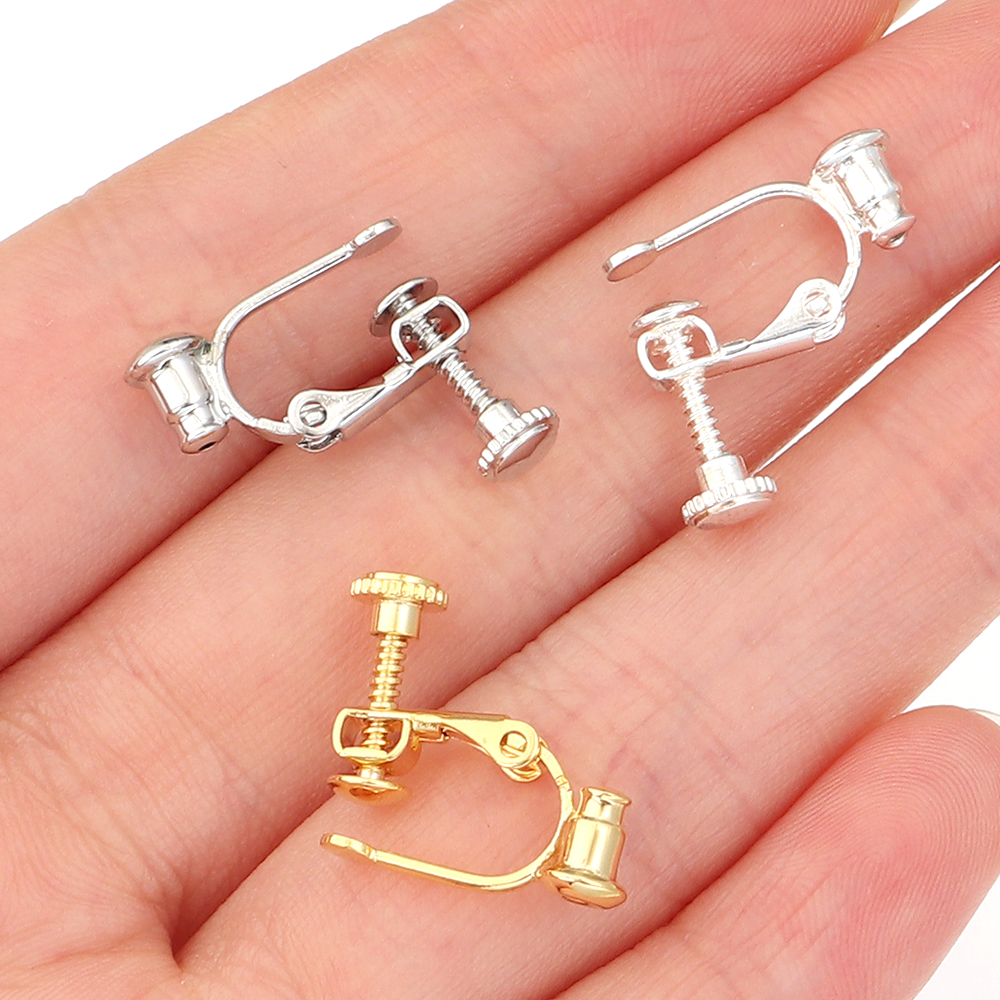 4pcs/lot Copper Screw Ear Clip – Body Jewelry Lot Bewertung und Preis