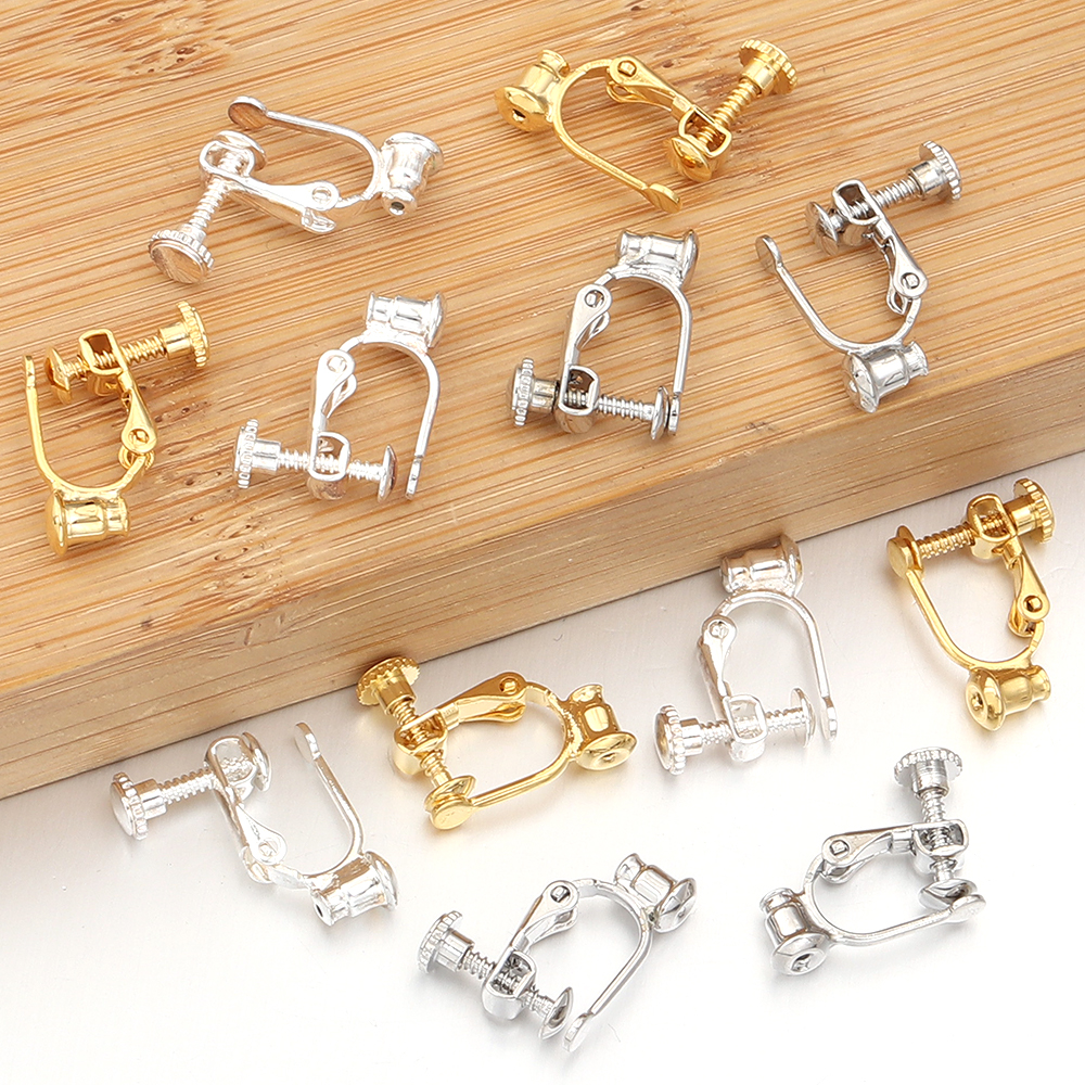 4pcs/lot Copper Screw Ear Clip – Body Jewelry Lot Bewertung und Preis