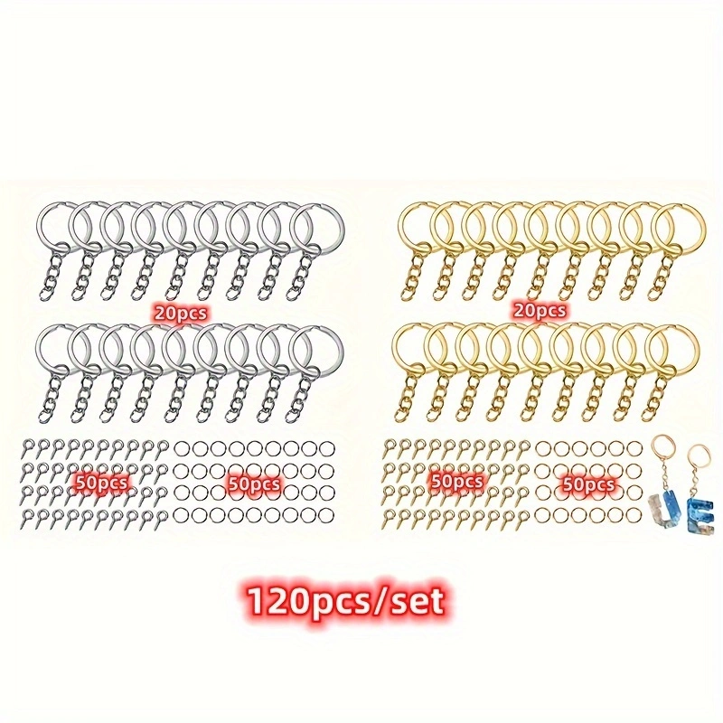 120pcs DIY Keychain Jump Rings – Body Jewelry Tool Bewertung und Preis