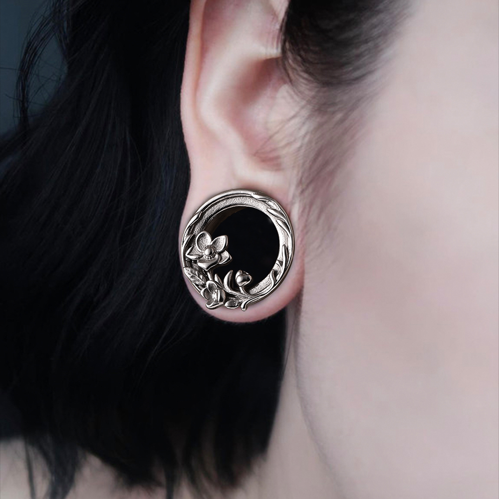 Doearko 2PC Flower Design Doub – Body Jewelry Gauges Bewertung und Preis