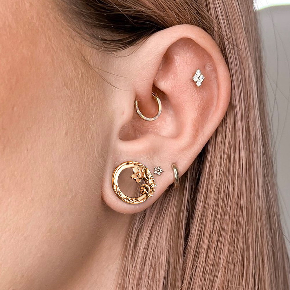 Doearko 2PC Flower Design Doub – Body Jewelry Gauges Bewertung und Preis