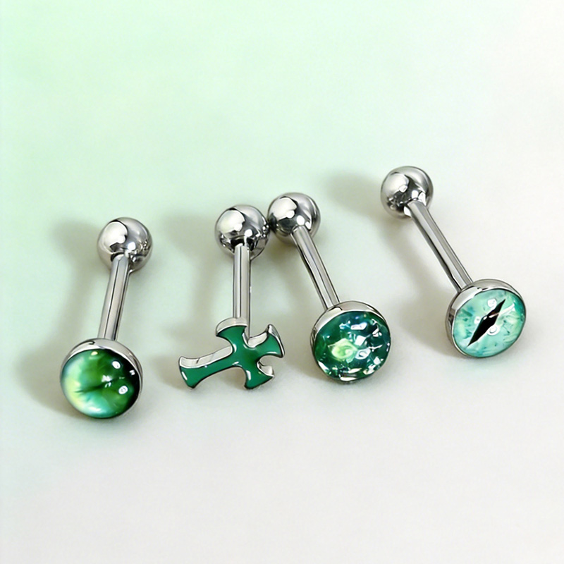 1Pc High-Quality Trendy Green  – Body Jewelry Quality Bewertung und Preis