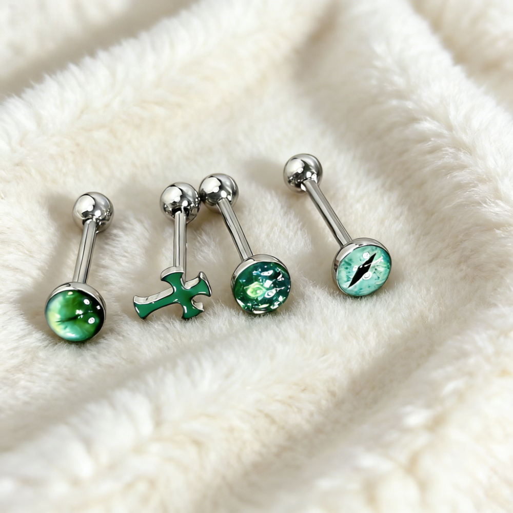 1Pc High-Quality Trendy Green  – Body Jewelry Quality Bewertung und Preis