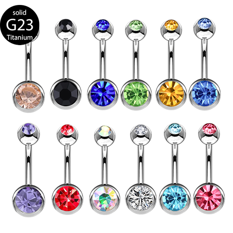 G23 Titanium Double Gem belly  – Body Jewelry Quality Bewertung und Preis