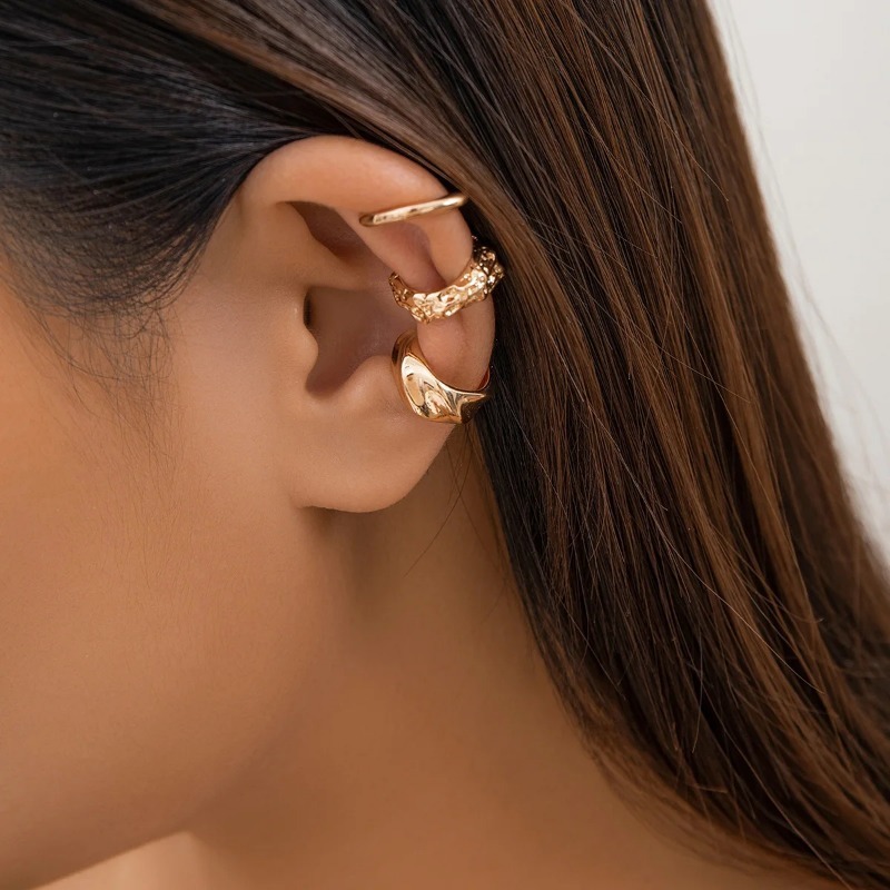 3 Pcs Fashion Geometric Ear Cu – Body Jewelry Lot Bewertung und Preis